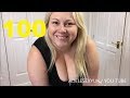 ADELESEXYUK TRYING ON A SHORT ZIP UP BLACK DRESS