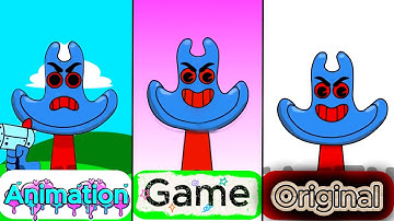 My NEW! Sprunki OC: Man Ray (from SpongeBob SquarePants) Animation vs Game (All Versions)