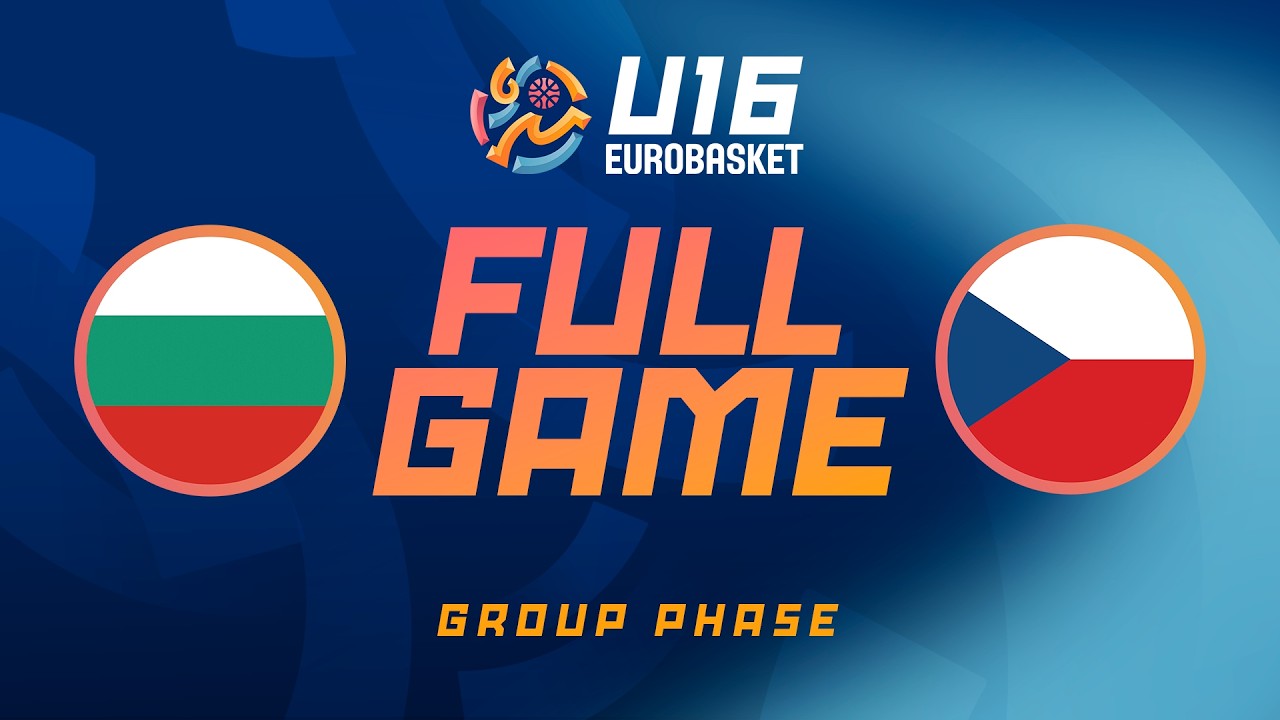 Group Phase | Bulgaria v Czechia | Full Basketball Game | FIBA U16 Women's EuroBasket 2026