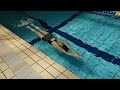 【水泳・スピード練習会】進むドルフィンキックと抵抗少ないフォームでのダッシュ練習