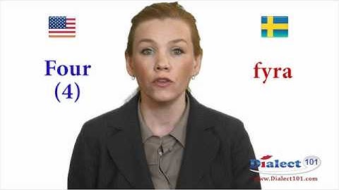 How to speak in Swedish - Numbers