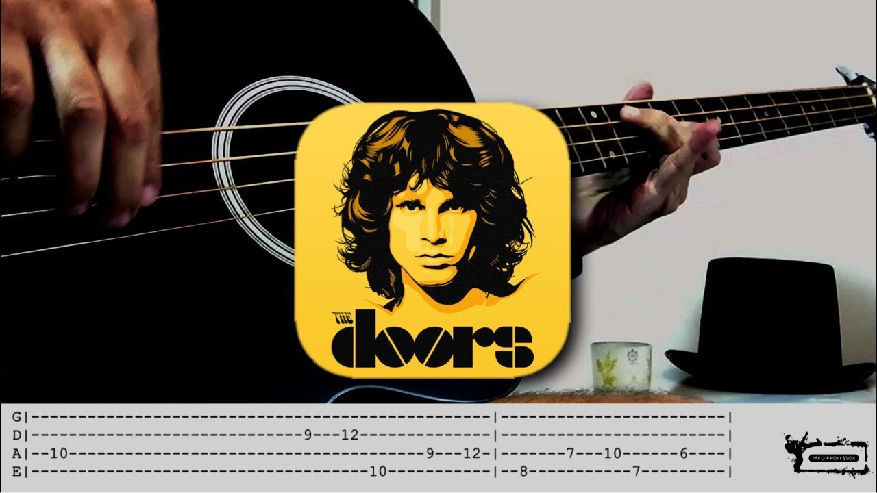 Love Me Two Times The Doors Bass Cover with Tabs in Video [Play Along