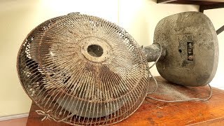 Restoration Very Old Rusty Badger Fan | Recover Electric Fan From Scrap Iron Pile