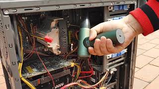 앱코 하이건 프로 에어건 Ag-Pro 먼지 쌓인 Pc 청소