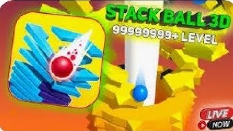 Playing Stack Ball Level 1 To 1000 // Live