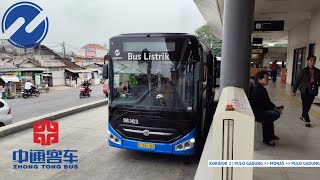 FULL TRIP NAIK BUS ZHONG TONG N12 BRT BATCH 1 DI K2‼️ Trip Juanda - Pulo Gadung with DMR-240151