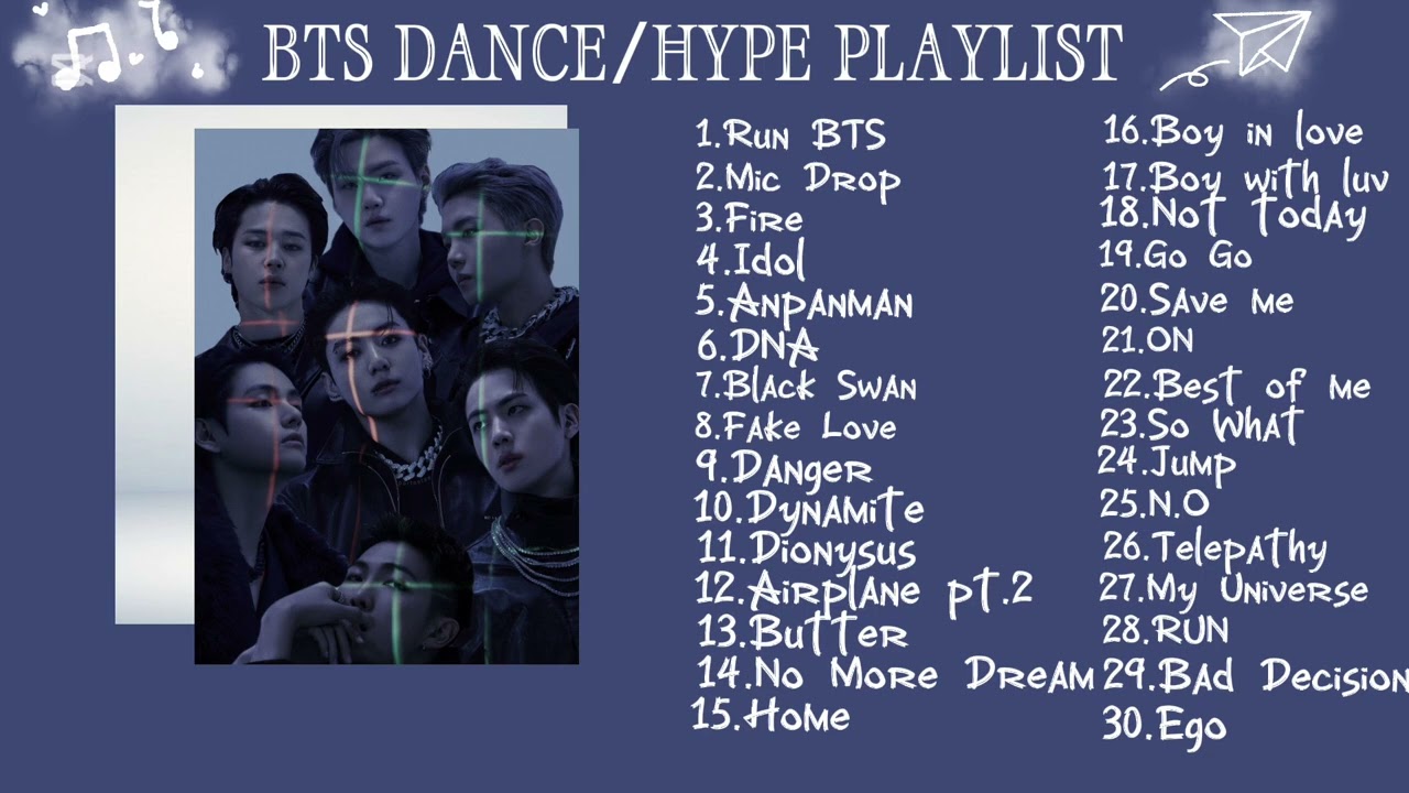 BTS (방탄소년단)￼ TOP 30 SONGS PLAYLIST / DANCE / HYPE PLAYLIST