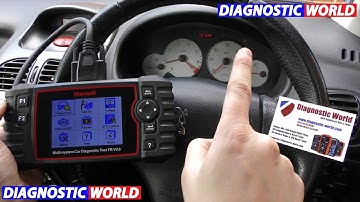 iCarsoft FR v2.0 Official Check Engine Light Reset Demonstration Peugeot Citroen Renault Dacia