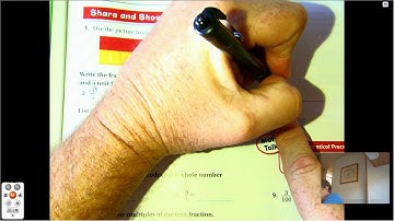 4th grade GO Math-Lesson 8.1 Multiples of Unit Fractions pages 329-332