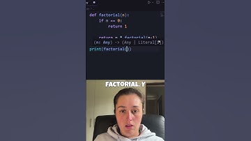 Función recursiva para calcular el factorial con python