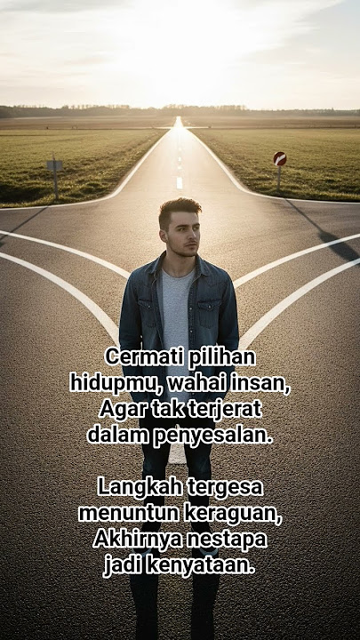 💥 Cermati pilihan hidup mu*