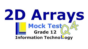 2D Array Mock Test | Question 4