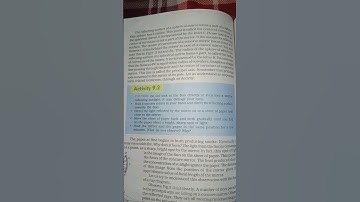Activity 9.2 || Class 10 Science || Ch 9 Light Reflection and Refraction