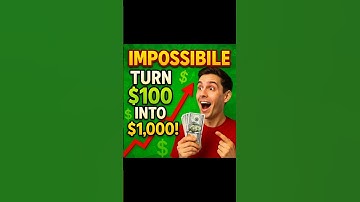 How to Turn $100 into $1,000 in 30 Days! 💰🔥