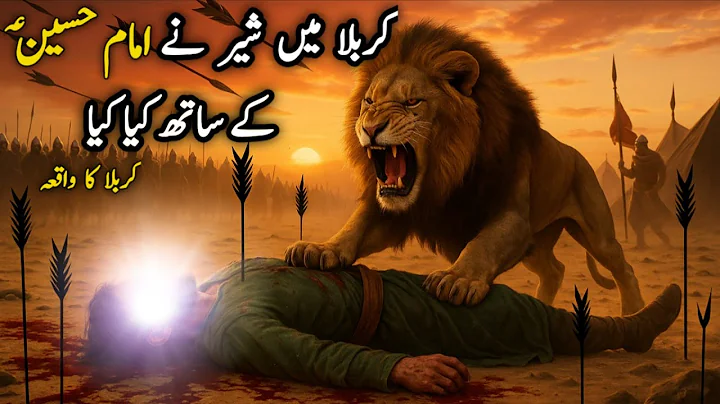 Imam Hussain aur sher ka waqia | Imam Hussain Ki Shahadat Ka waqiya | Abul Haris sher ka waqia