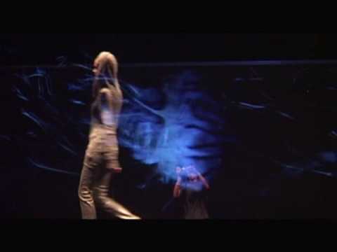 Holographic catwalk created by the original video ...