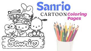 Easy and fun Coloring Character Cartoon