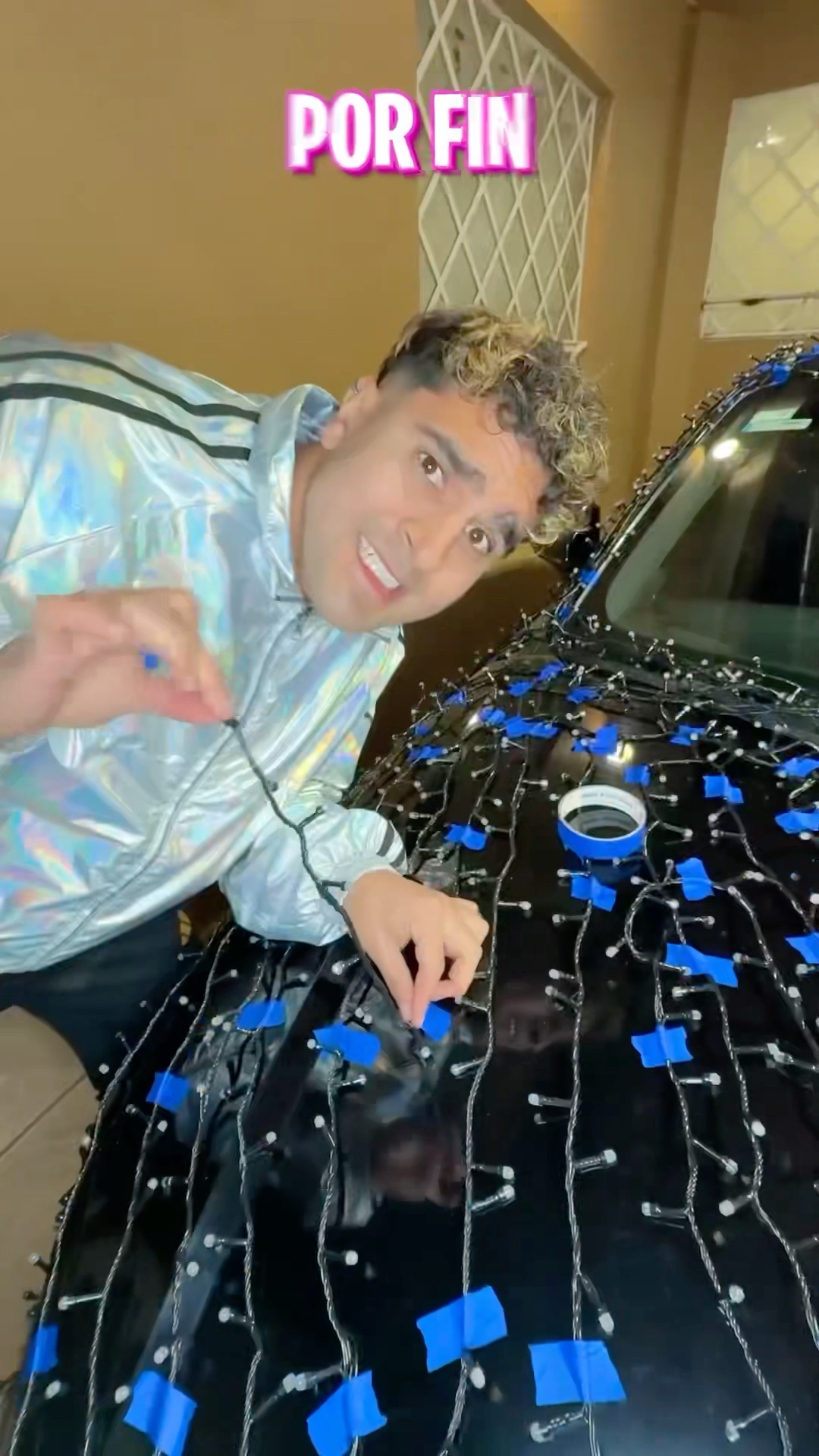 Llené mi carro de $1MILLON con luces navideñas ????