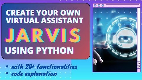 Jarvis using python|Jarvis AI PersonalVoice Assistant Using Python How to make real jarvis in python