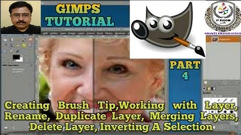 GIMPS TUTORIAL (Part-4) Uses of Brush, Work with Layer #itBloom #computerlearning