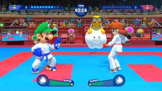 Mario & Sonic At The Olympic Games Tokyo 2020 - Karate - Kumite Luigi Vs. Daisy
