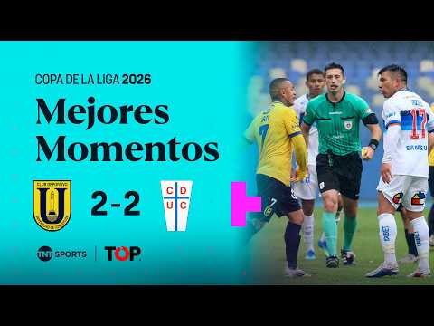 U. de Concepción 2-2 U. Católica: Reparten puntos en la Copa de la Liga 2026