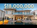 Touring an $18,000,000 California Modern Home with Amazing Ocean &amp; Harbor Views!