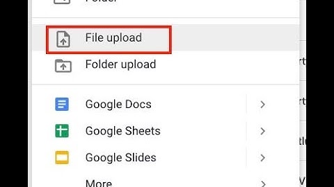 How to Save Files in Google Drive and Share files link