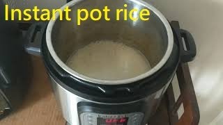 (Cooking 做料理）Instant pot rice 電子壓力鍋白飯