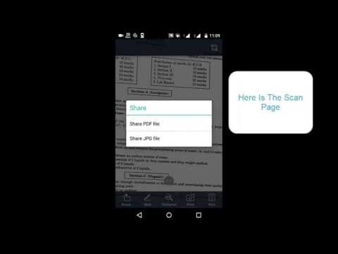 How to Use Phone Camera as Page Scanner