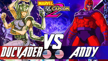 Marvel Vs Capcom 2:🔥ducvader Vs andy2k714🔥| High Level Gameplay.