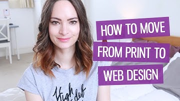 How to become a web designer (moving from print) | CharliMarieTV