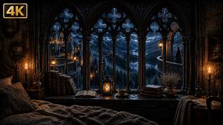 Sleeping Inside a Forgotten Mountain Kingdom During a Storm 🌧️ | Rain &amp; Wind Ambience