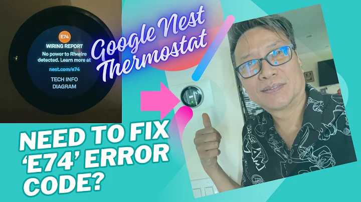 How to Fix Nest Thermostat’E74”Error/ 2025/fixed in 1min/ In English