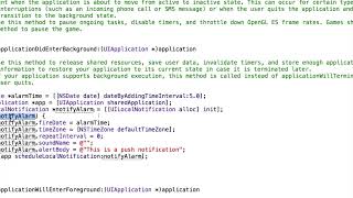 iOS Programming 21 Sending Local Push Notifications