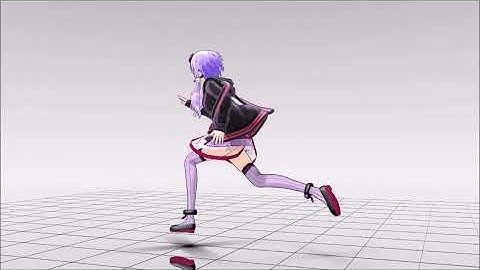 【MMD】 Walking and Running Motion Test