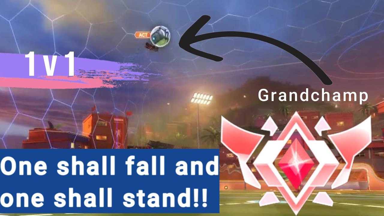 Grand Gold Rl I encountered a Grand Champion in 1 v 1 s in Gold(Rocket league) - YouTube