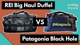REI Big Haul vs Patagonia Black Hole