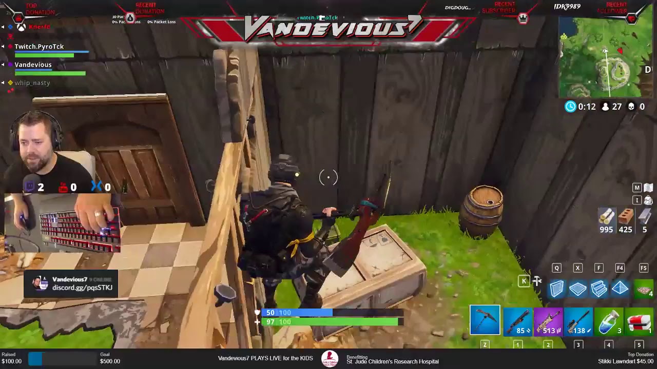 Vandevious 7 Live Stream