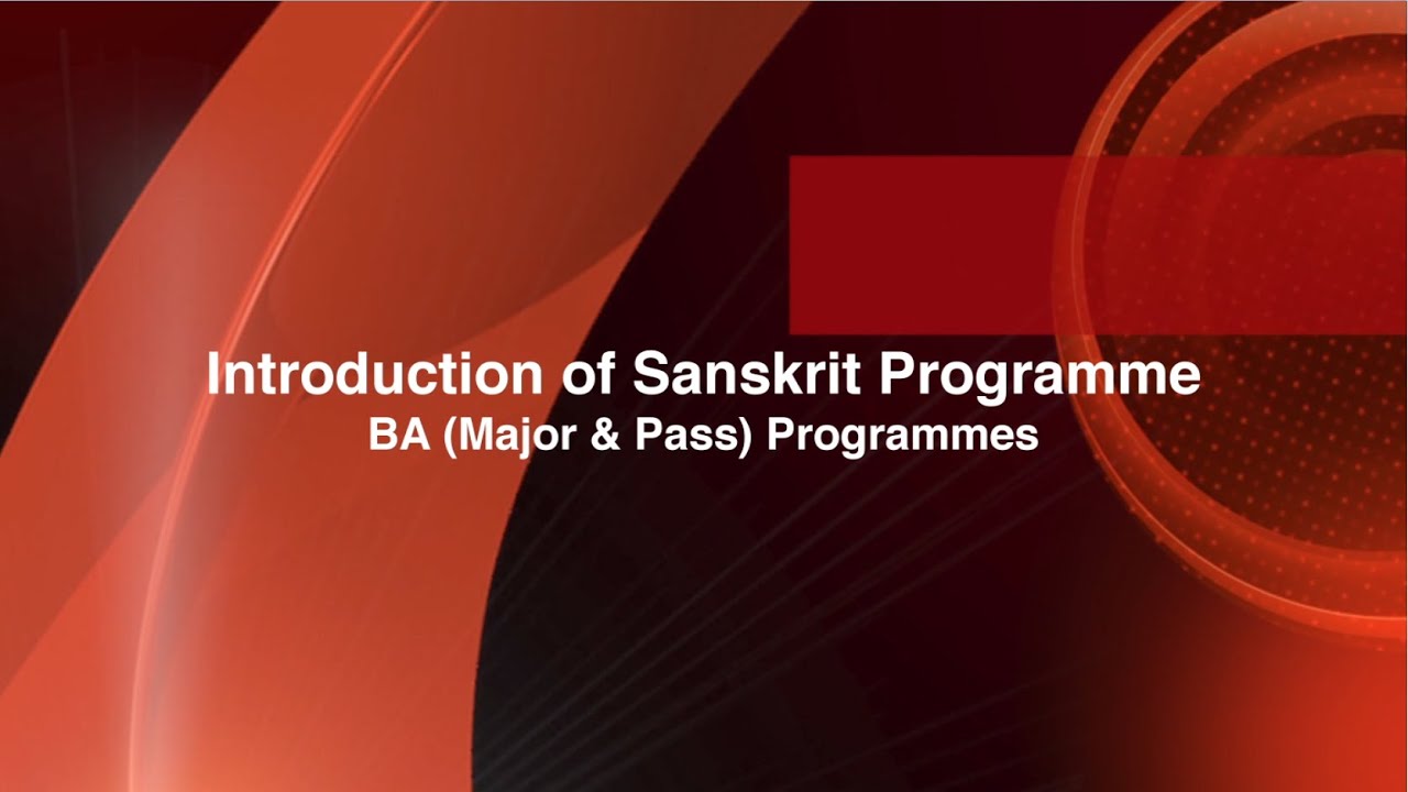 Introduction to BA in Sanskrit programme