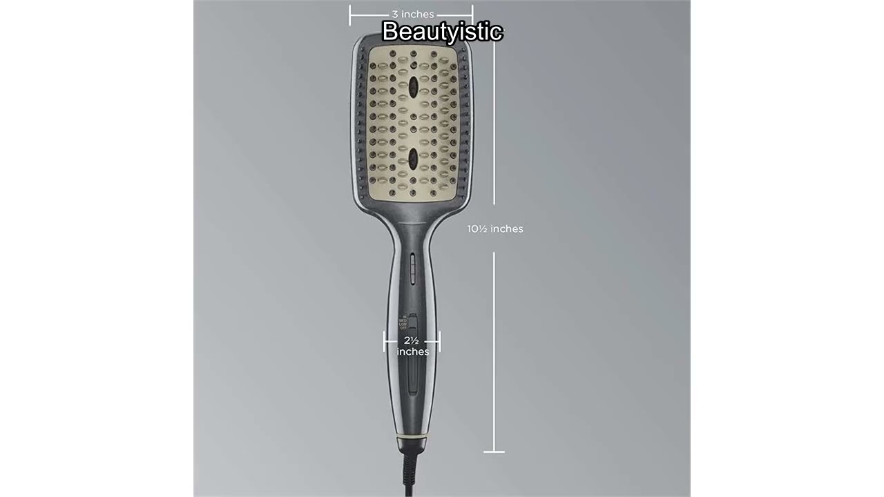 Обзор горячей щетки с керамическим напылением и алмазным наполнителем INFINITIPRO BY CONAIR: разг...