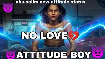 abu salim new attitude status video#viralvideo#ststus