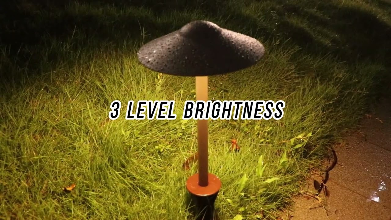 Color Changing Path Lights, Cast Aluminum Low-Voltage Landscape Lighting for Outdoor  