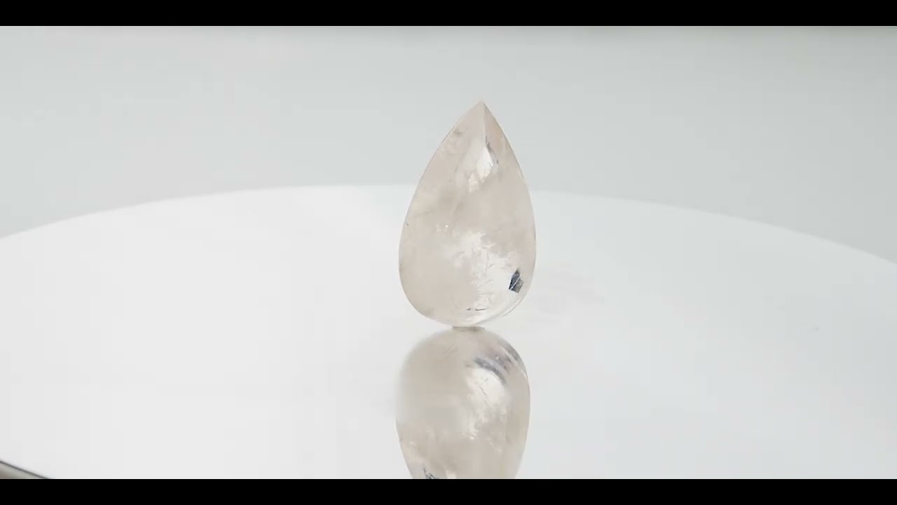 ローズクォーツ 25.5ct｜景色を閉じ込めたピンクの水晶｜ガーデン