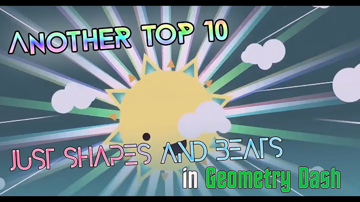 Top 3 just shapes and beats in geometry dash