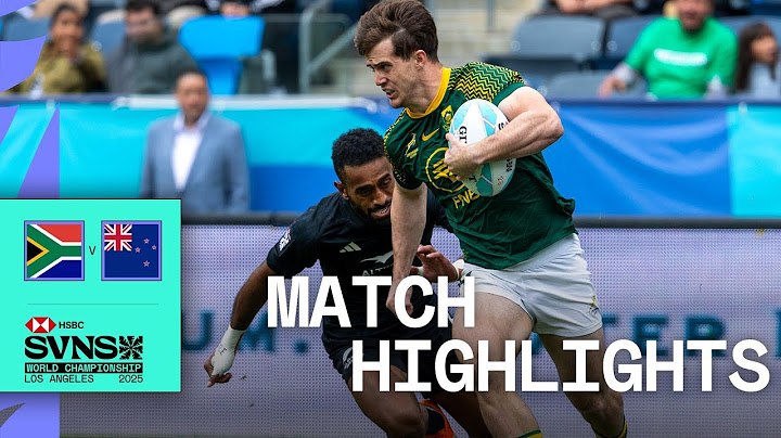 South Africa DOMINATE 🤯 | v New Zealand | HSBC SVNS Los Angeles 2025 | Men's Match Highlights