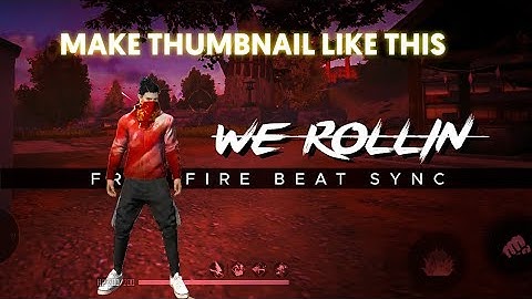 HOW TO MAKE VIRAL BEAT SYNC THUMBNAIL ON ANDROID | FREE FIRE BEAT SYNC THUMBNAIL TUTORIAL