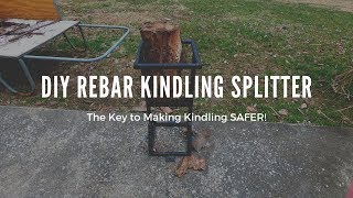 How to make a DIY Kindling Cracker out of Rebar - How to Make Kindling Safely