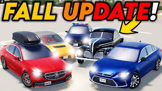 GREENVILLE FALL UPDATE + 50K MONEY CODE! 11 *NEW* CARS, WINDOW TINT &amp; POLICE FEATURES!