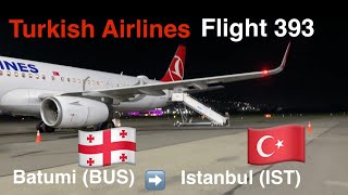 Batumi 🇬🇪 - Istanbul 🇹🇷 Tutkish Airlines Airbus A321-200 | Economy Class | [FULL FLIGHT]